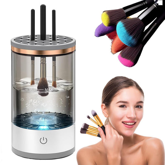 Electric makeup brush cleaner machine