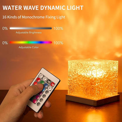 3D ocean wave projector LED lamp