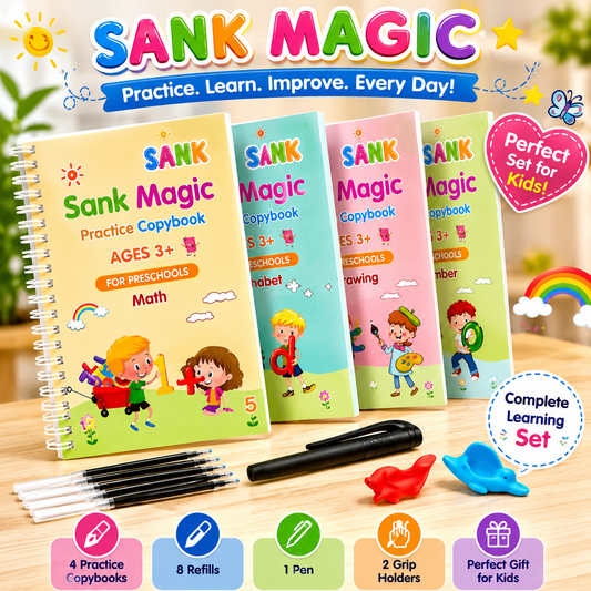Original Sank Magic Practice Copybook