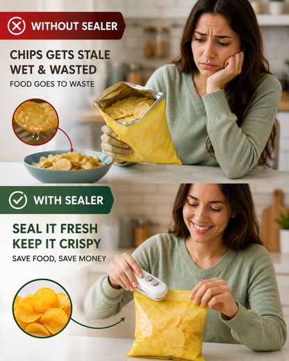 problem - solution is mini sealer 