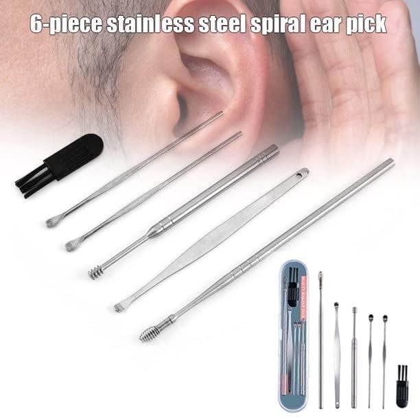 Reusable stainless steel ear cleaner tools