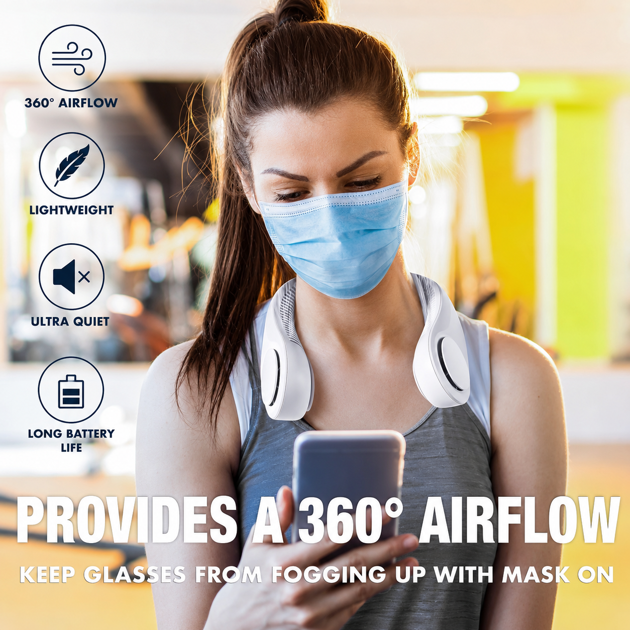 Lightweight neck fan