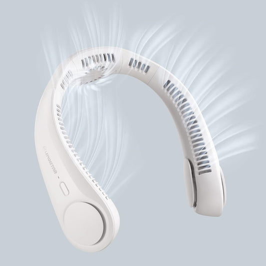White neck fan