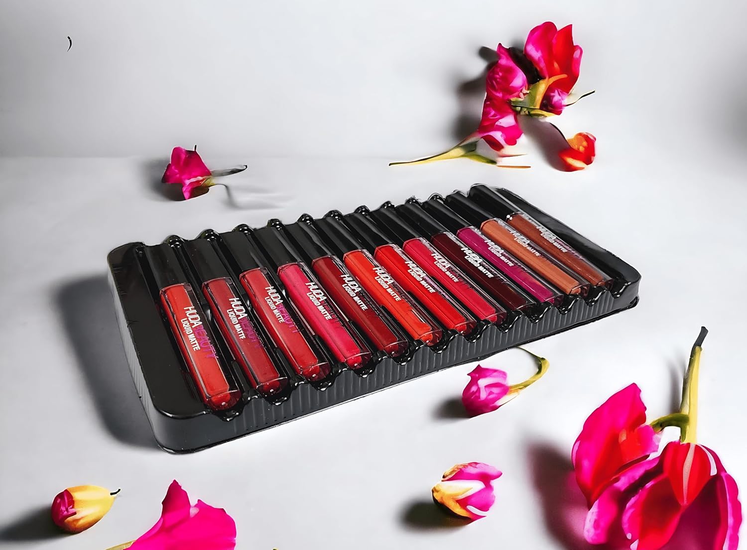 Pack of 12 matte liquid lipstick set