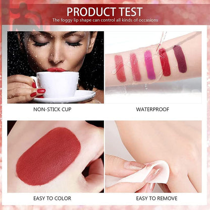 Waterproof matte liquid lipstick colors