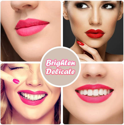 Velvet matte lipstick for daily makeup